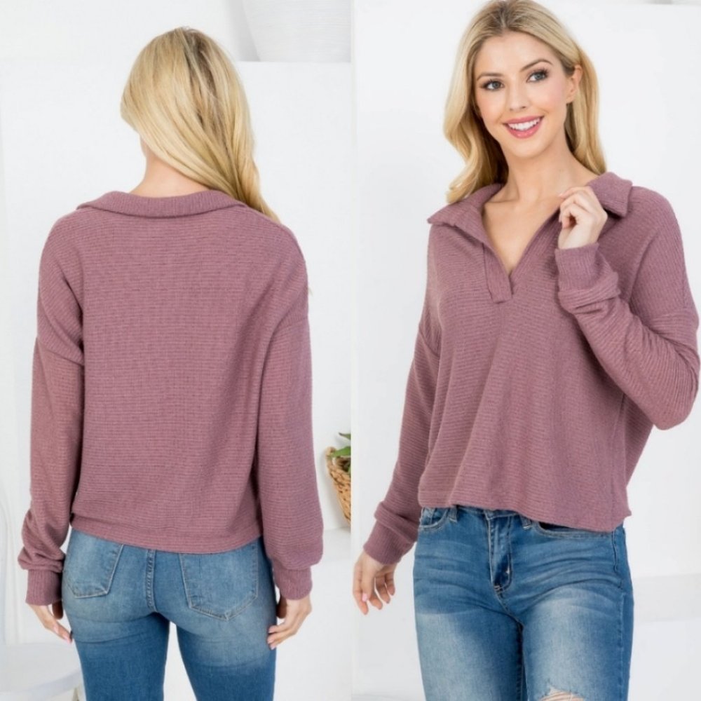 82993 Ribbed Top - Picture 2 of 5